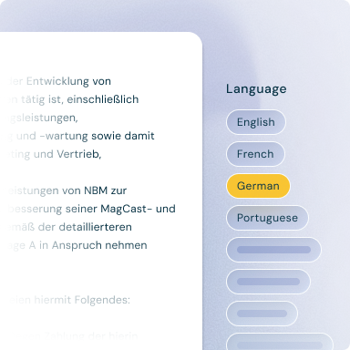 Detect language